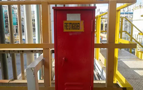 Gabinete de extintor de incêndio